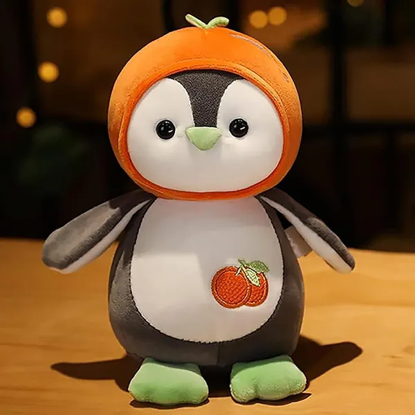 Best4U_Toys_Fruit_Penguin_Soft_Toy_25Cm_–_Colorful_Plush_Stuffed_Animal_For_Kids_Orange_-_25_Cm_(Orange)
