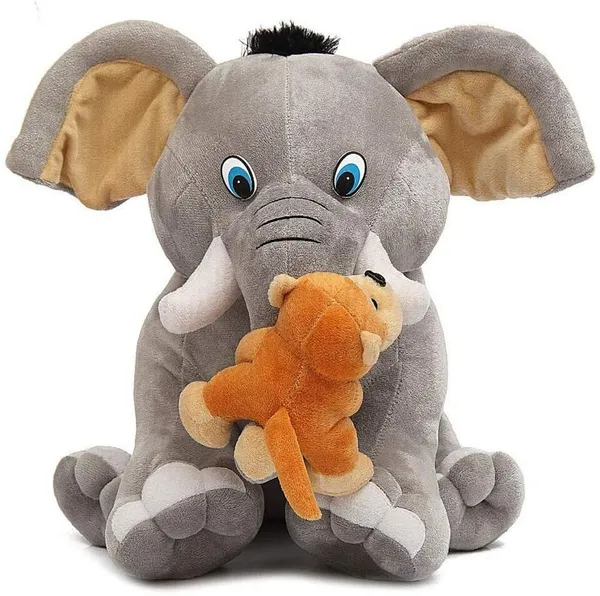 Best4U_Toys_Elephant_Soft_Toy_–_30_Cm_(Kids,_Home_Décor_&_Gifting)_-_30_Cm_(Grey)