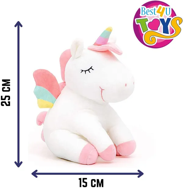Best4U_Toys_Flying_Unicorn_Soft_Toy_25_Cm_Cute_Plush_Teddy_Stuffed_Animal_For_Kids_-_9.8_Inch_(White)