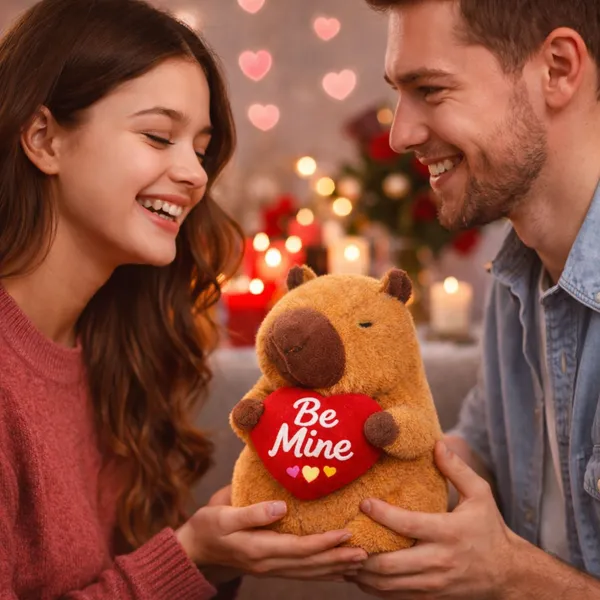 Best4U_Toys_Capybara_Soft_Toy_Holding_Heart_"Be_Mine"_Plush_Toy_For_Girlfriend/Boyfriend_-_10_Inch_((Be_Mine))