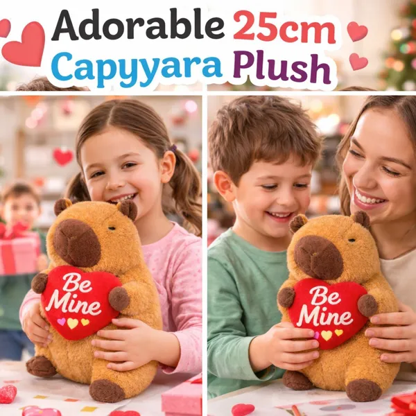 Best4U_Toys_Capybara_Soft_Toy_Holding_Heart_"Be_Mine"_Plush_Toy_For_Girlfriend/Boyfriend_-_10_Inch_((Be_Mine))