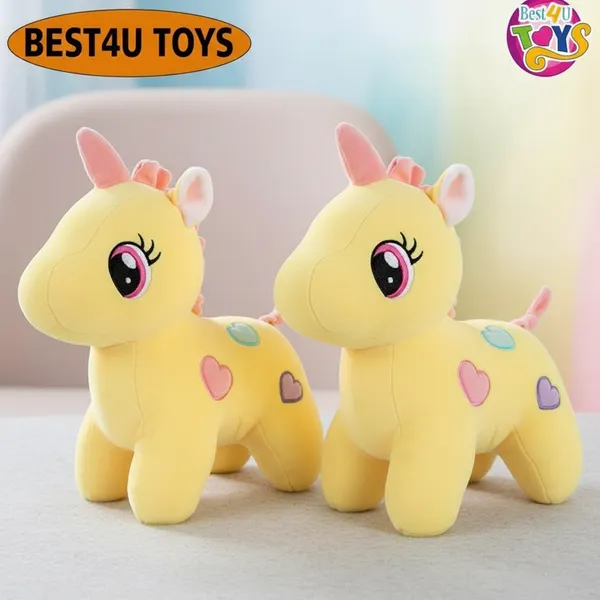 Best4U_Toys_Yellow_Unicorn_Stuffed_Soft_Toy_For_Kids,,Teddy_Bear_Size_Of_25_Cm_-_25_Cm_(Yellow)_-_Pack_Of_2