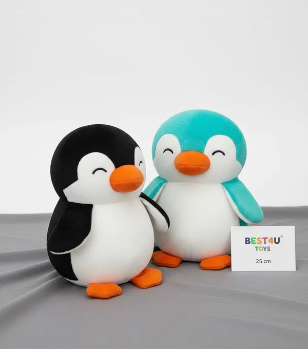 Best4U_Toys_Penguin_Plush_Toys_Soft_Cuddly_Perfect_For_Kids_And_Girls_Random_Color_-_25_Cm_(Random_Color)_-_Pack_Of_2