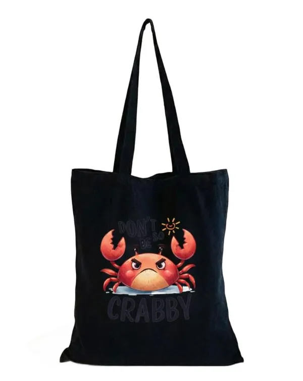 Black_Canvas_Printed_Tote_Bag_With_Crabby_Print_For_Women