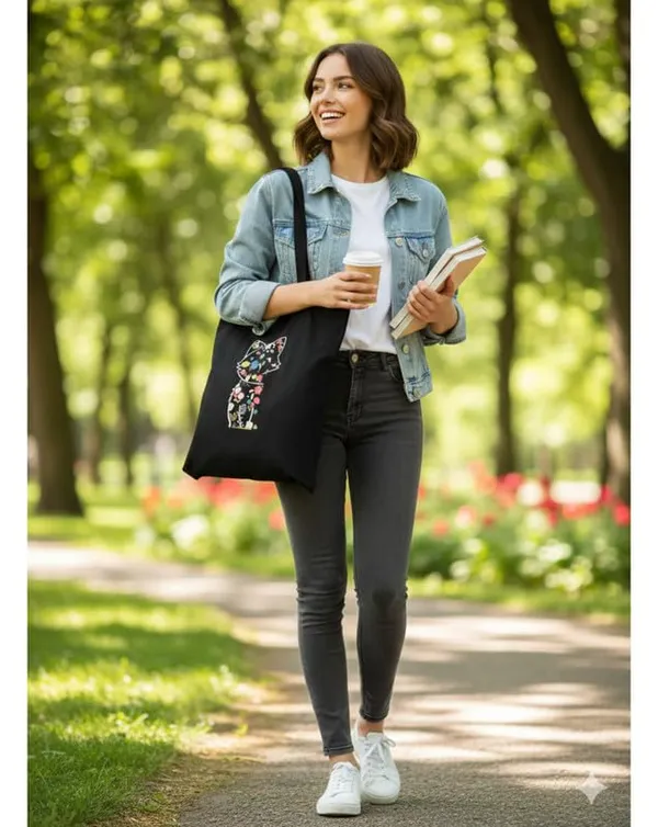 Black_Canvas_Cat_Print_Tote_Bag_For_Women
