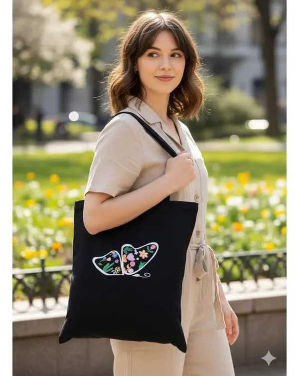 Black_Canvas_Printed_Tote_Bag_With_Butterfly_Print_For_Women