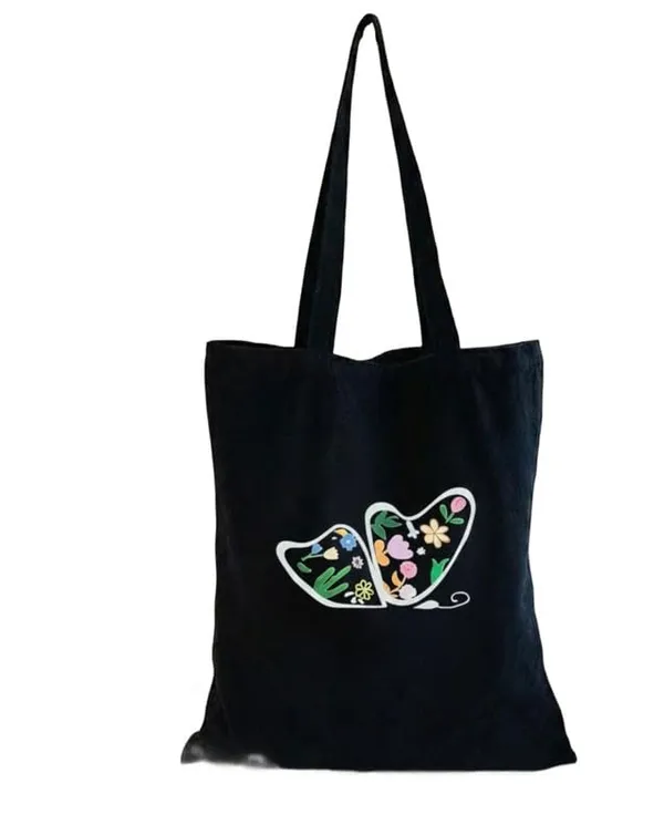 Black_Canvas_Printed_Tote_Bag_With_Butterfly_Print_For_Women