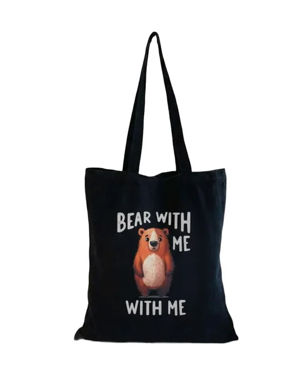 Black_Canvas_Printed_Tote_Bag_Bear_With_Me_For_Women
