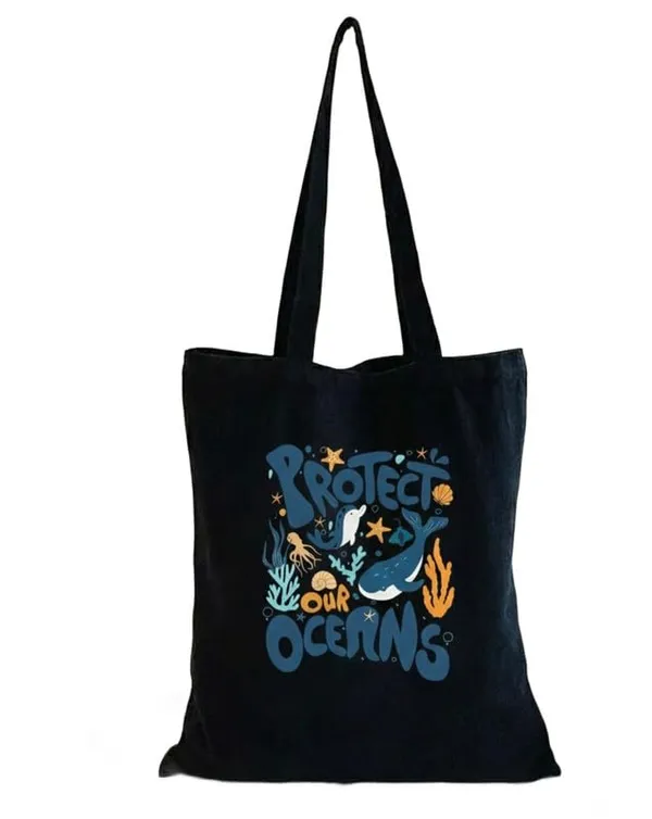 Black_Canvas_Protect_Our_Oceans_Print_Tote_Bag_For_Women