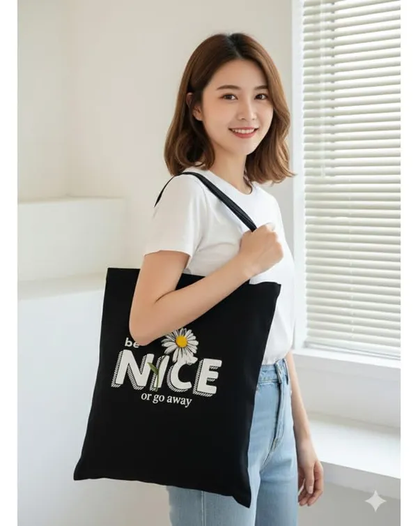 Black_Canvas_Nice_Print_Tote_Bag_For_Women