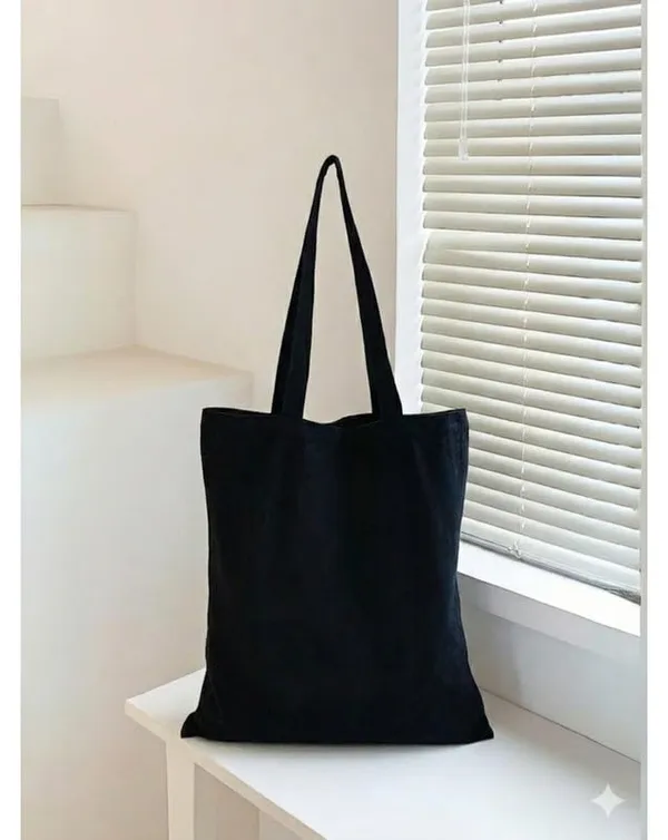 Black_Canvas_Funny_Shrimp_Print_Tote_Bag_For_Women