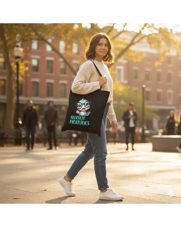 Black_Canvas_Printed_Tote_Bag_Allergic_To_Mornings_For_Women