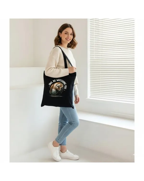 Black_Canvas_Printed_Tote_Bag_With_Owl_Print_For_Women