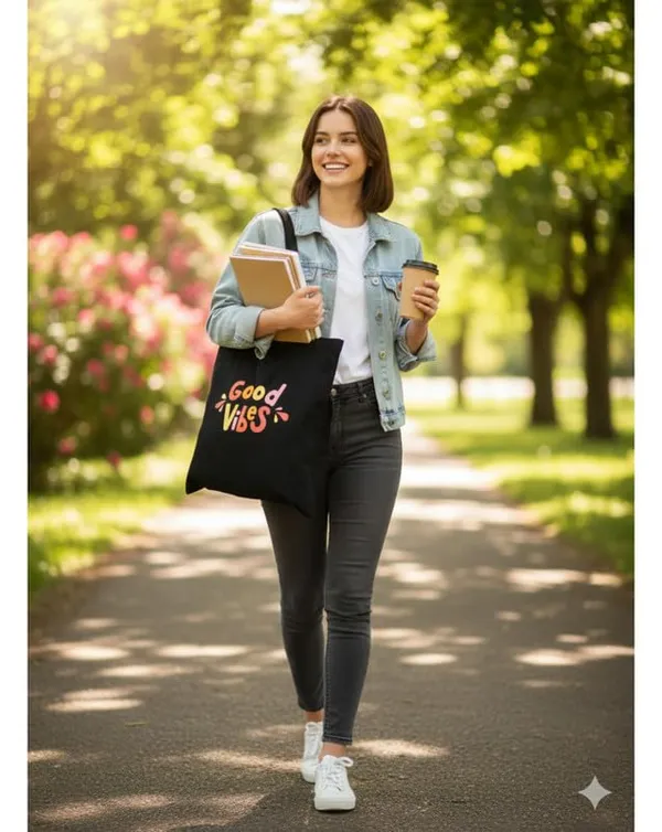 Black_Canvas_Good_Vibes_Print_Tote_Bag_For_Women