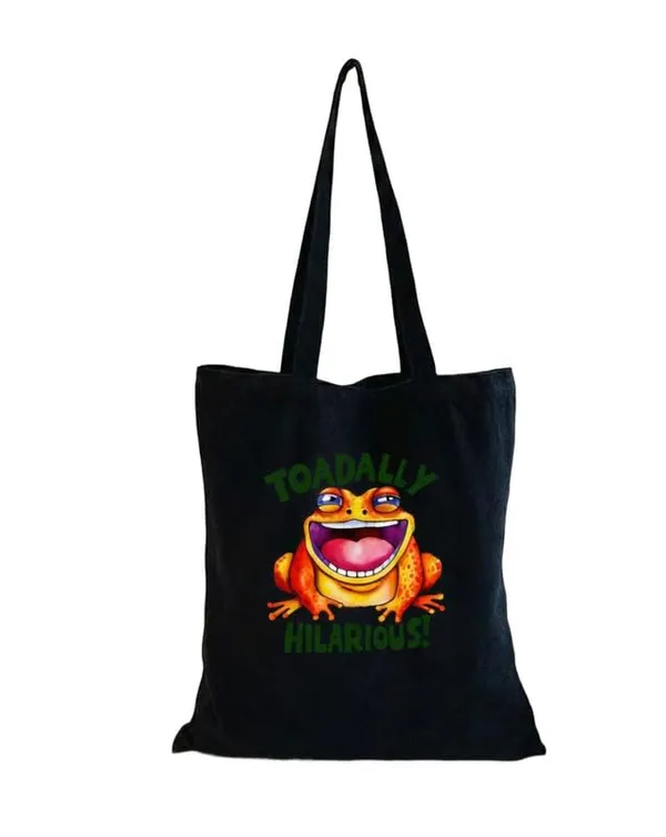 Black_Canvas_Toadally_Hilarious_Print_Tote_Bag_For_Women