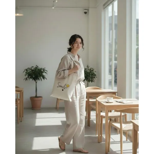 White_Canvas_Printed_Tote_Bag_With_Smile_Print_For_Women