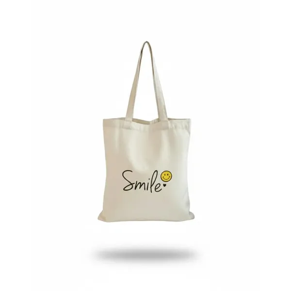 White_Canvas_Printed_Tote_Bag_With_Smile_Print_For_Women