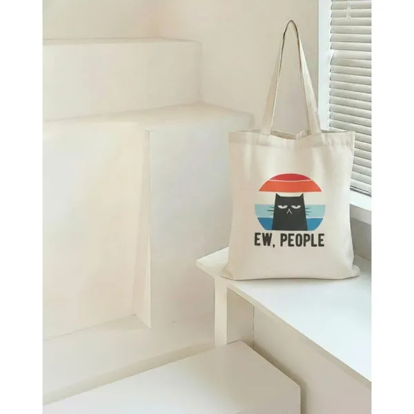 White_Canvas_Printed_Tote_Bag_With_Ew_People_Print_For_Women