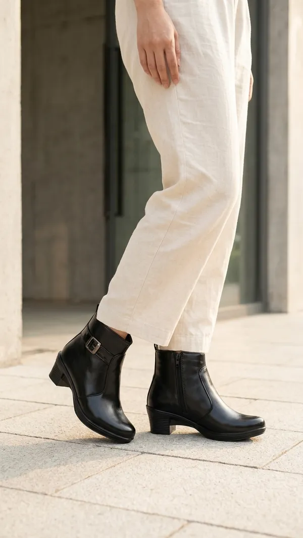 Black_Synthetic_Leather__For_Women_And_Girls