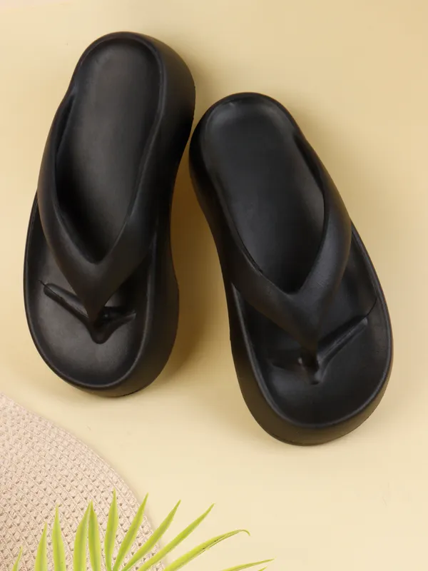 Black_EVA_Soft_Flip_Flops_For_Women