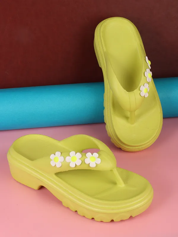 Green_EVA_Soft_Flip_Flops_For_Women