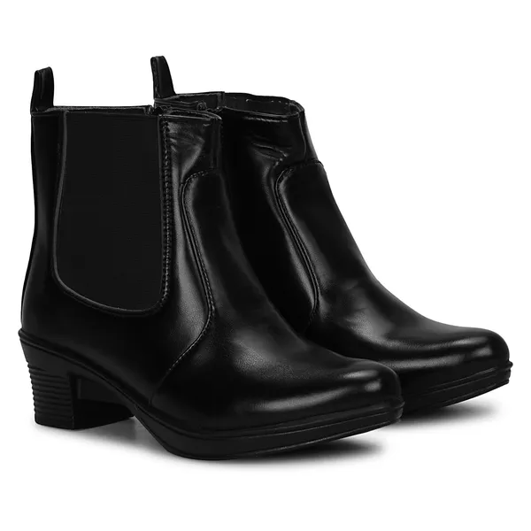 Women's_Black_Ankle_Boots_Comfortable_Block_Heel_Slip-On_Boots_for_Casual,_Office_and_Party_Wear