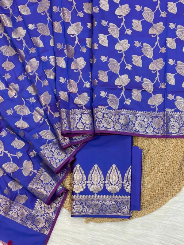 Royal_Blue_Banarasi_Silk_Premium_And_Elegant_dress_material_For_Women