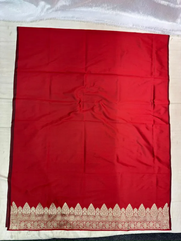 Red_banarasi_katan_Silk_Premium_And_Elegant_dress_materal_For_Women