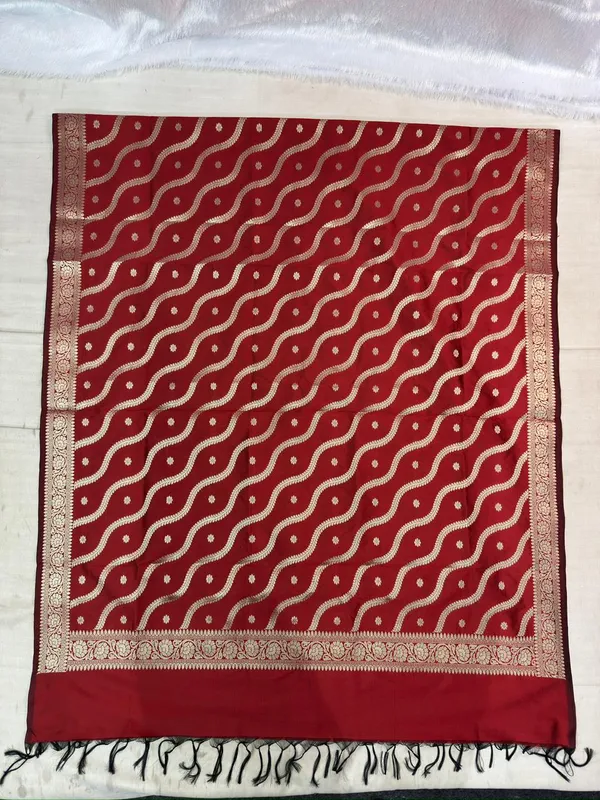 Red_banarasi_katan_Silk_Premium_And_Elegant_dress_materal_For_Women