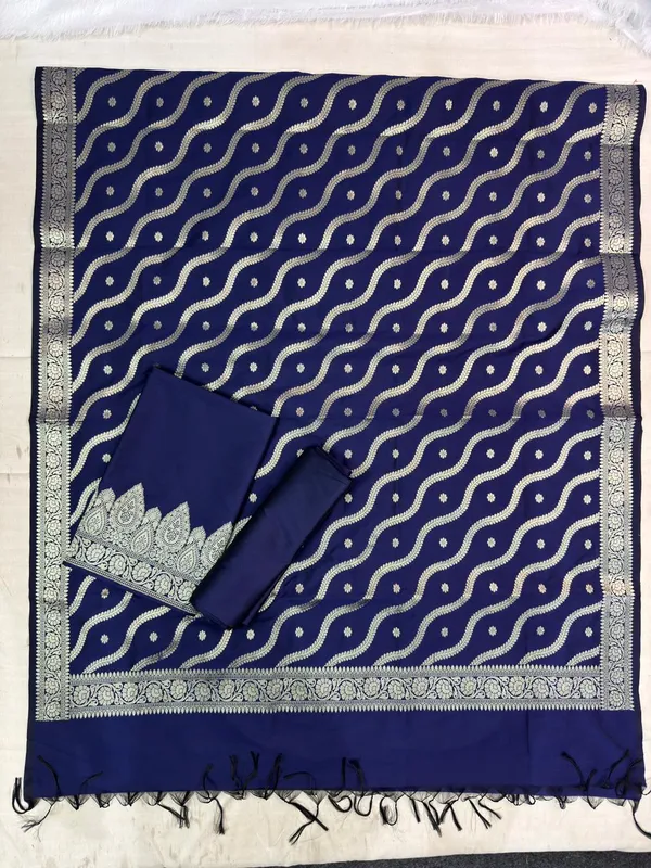 Navy_Blue_Banarasi_katan_Silk_Premium_And_Elegant_Women_dress_material