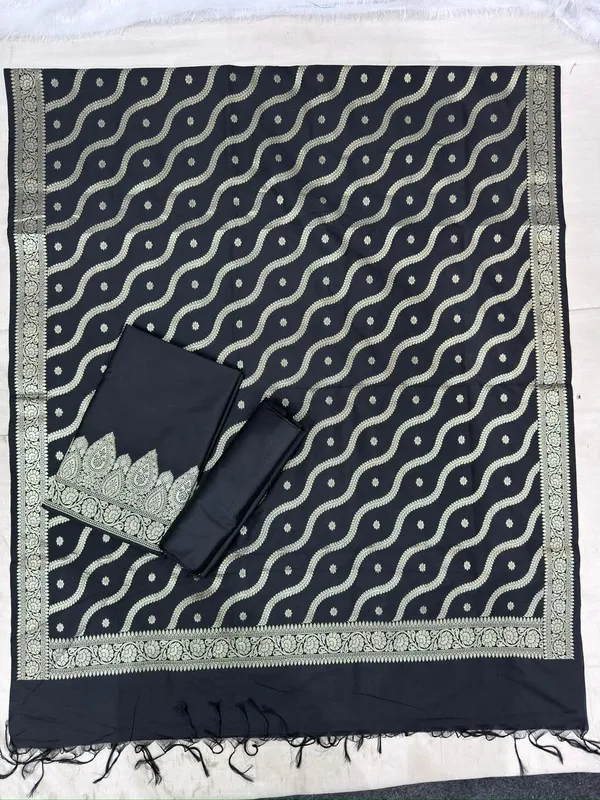 Black_Banarasi_katan_Silk_Premium_And_Elegant_Saree_For_Women