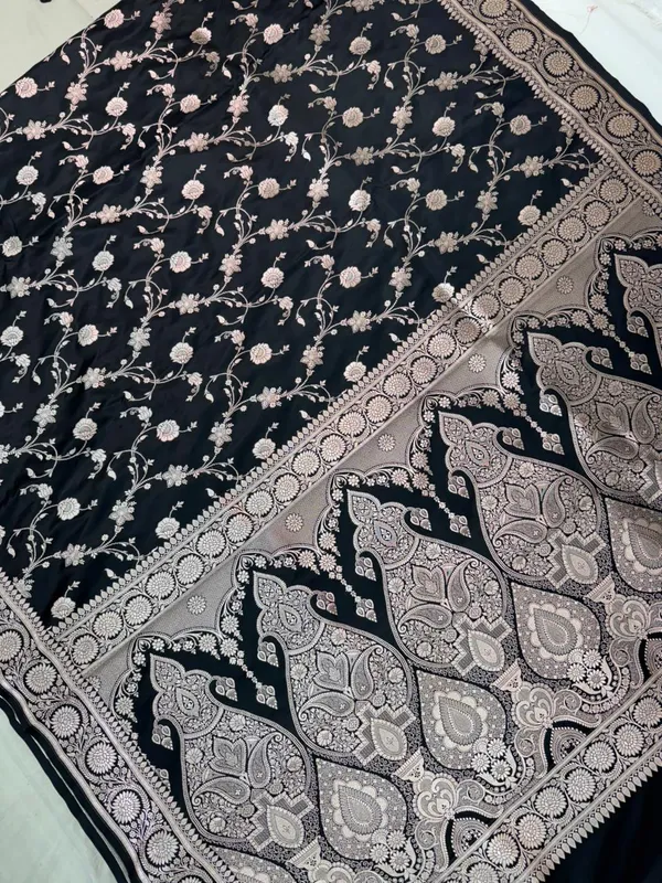 Black_Mashru_Katan_Silk_Premium_And_Elegant_Dress_Saree_For_Women