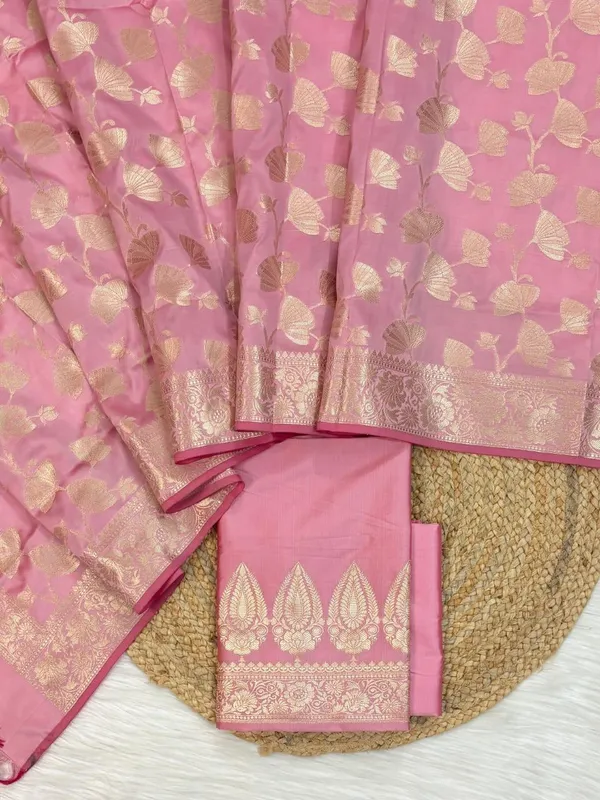 Pink_Banarasi_Silk_Premium_And_Elegant_dress_material_For_Women