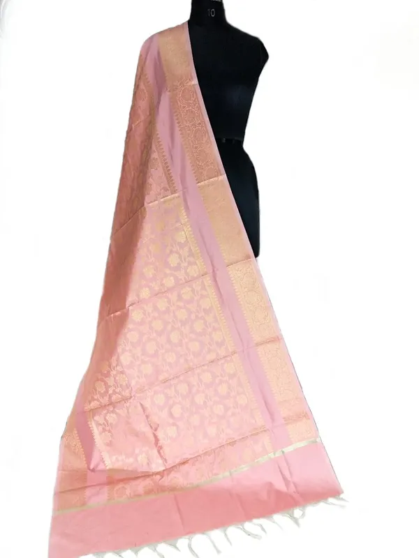 Peach_Art_Silk_Premium_And_Elegant_Dupatta_For_Women