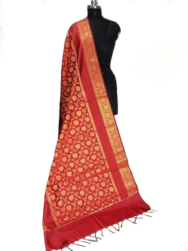 Red_Art_Silk_Premium_And_Elegant_Dupatta_For_Women