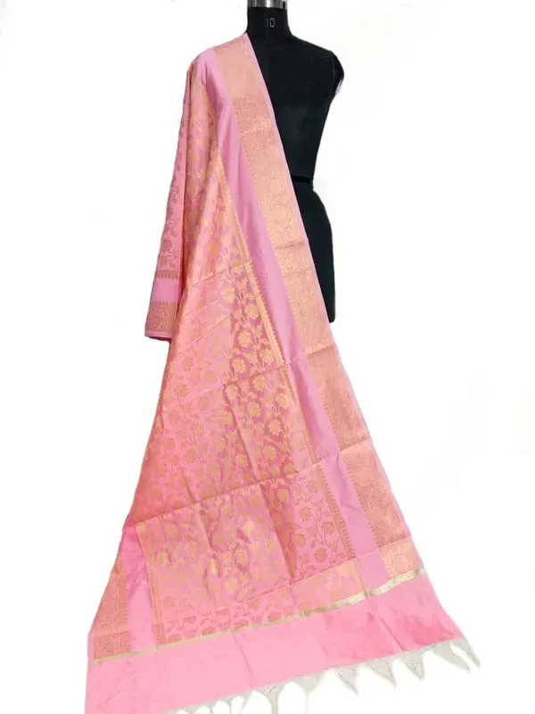 Pink_Art_Silk_Premium_And_Elegant_Dupatta_For_Women