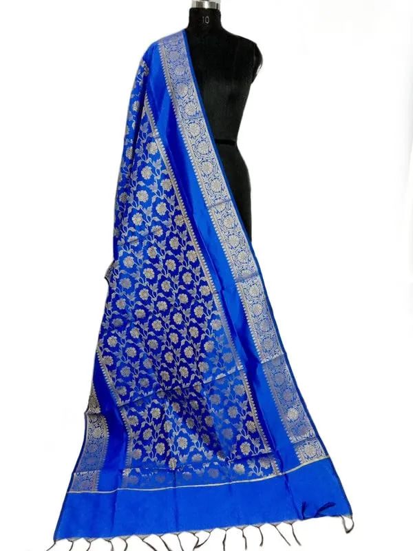 Light_Blue_Art_Silk_Premium_And_Elegant_Dupatta_For_Women