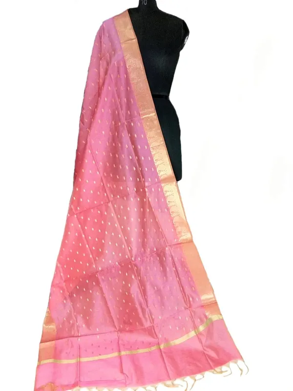 Pink_Chanderi_Premium_And_Elegant_Dupatta_For_Women