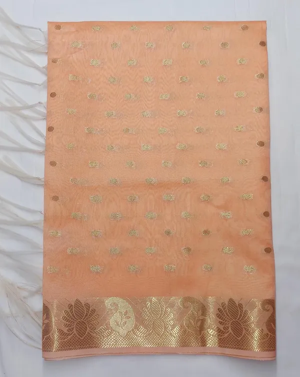 Peach_Chanderi_Premium_And_Elegant_Dupatta_For_Women