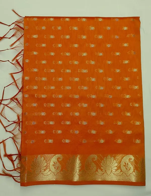 Orange_Chanderi_Premium_And_Elegant_Dupatta_For_Women