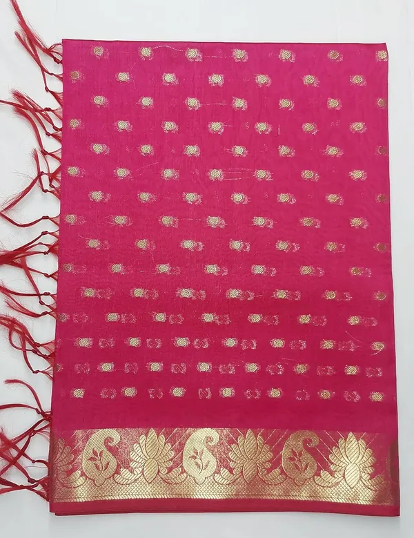 Dark_Pink_Chanderi_Premium_And_Elegant_Dupatta_For_Women