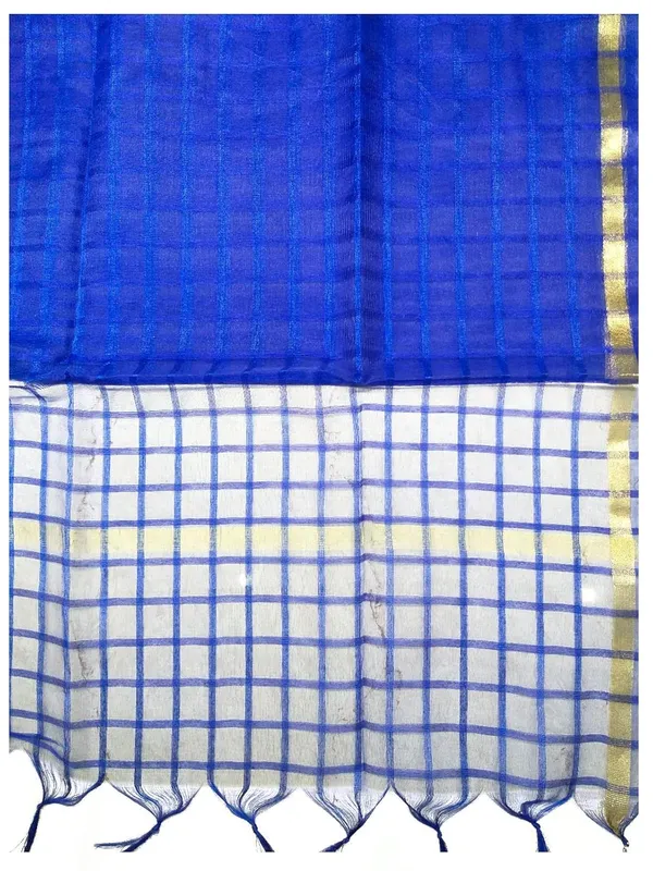 Blue_Organza_Dupion_Premium_And_Elegant_Dupatta_For_Women