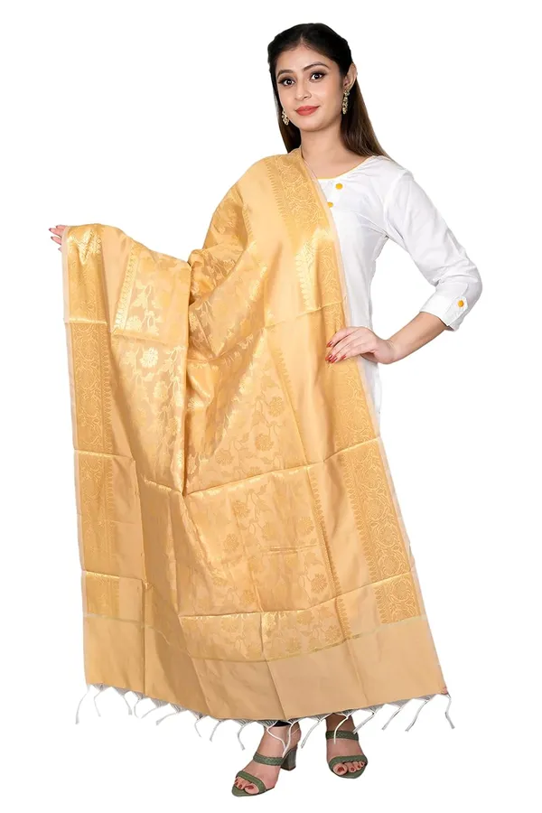 Beige_Art_Silk_Premium_And_Elegant_Dupatta_For_Women