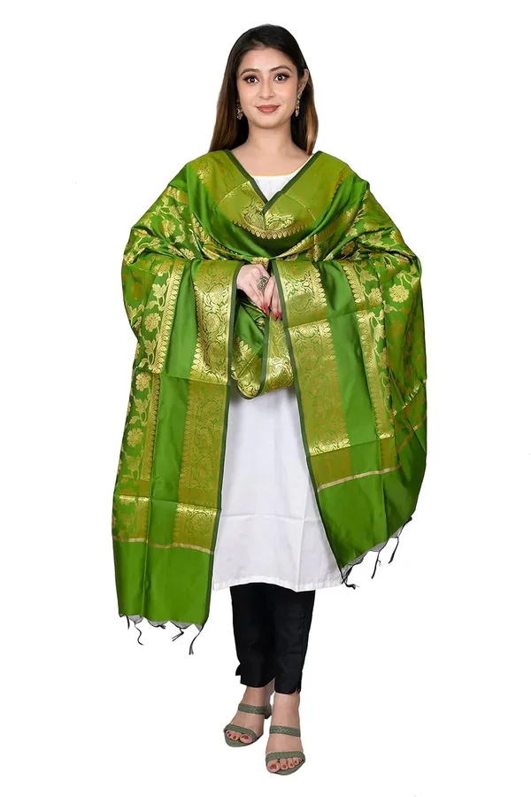 Mehndi_Art_Silk_Premium_And_Elegant_Dupatta_For_Women