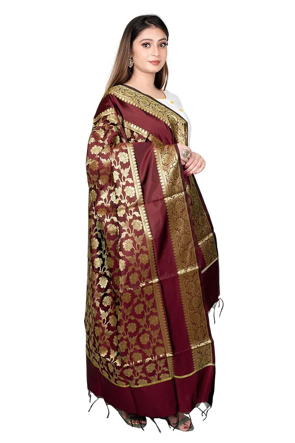 Maroon_Art_Silk_Premium_And_Elegant_Dupatta_For_Women
