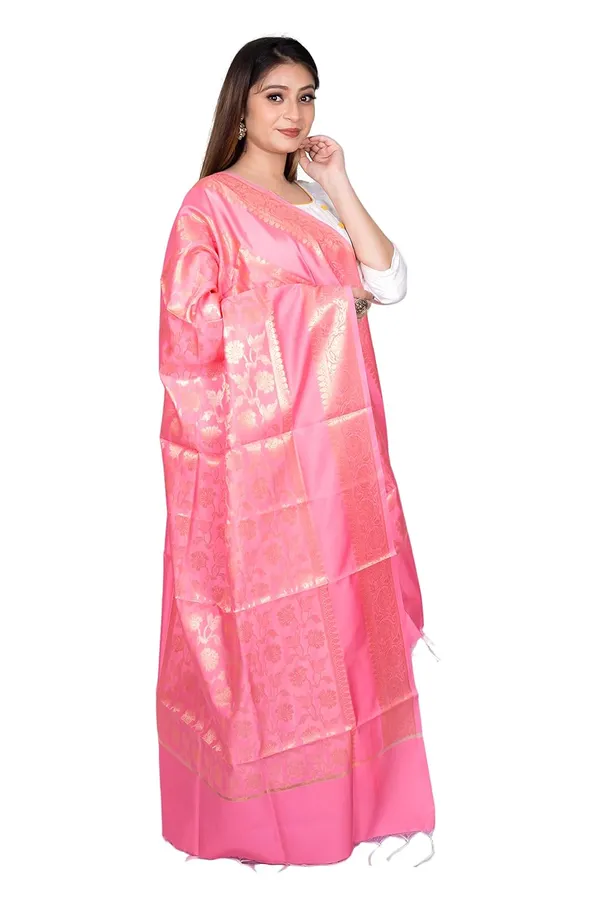 Pink_Art_Silk_Premium_And_Elegant_Dupatta_For_Women