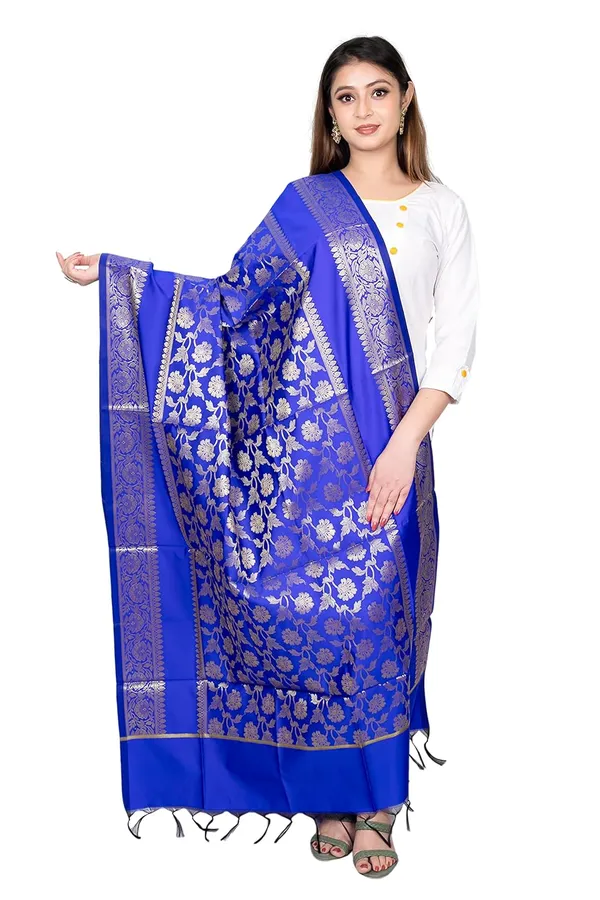 Blue_Art_Silk_Premium_And_Elegant_Dupatta_For_Women