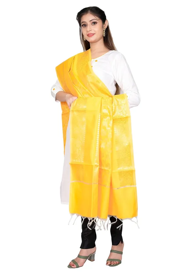 Gold_Art_Silk_Premium_And_Elegant_Dupatta_For_Women