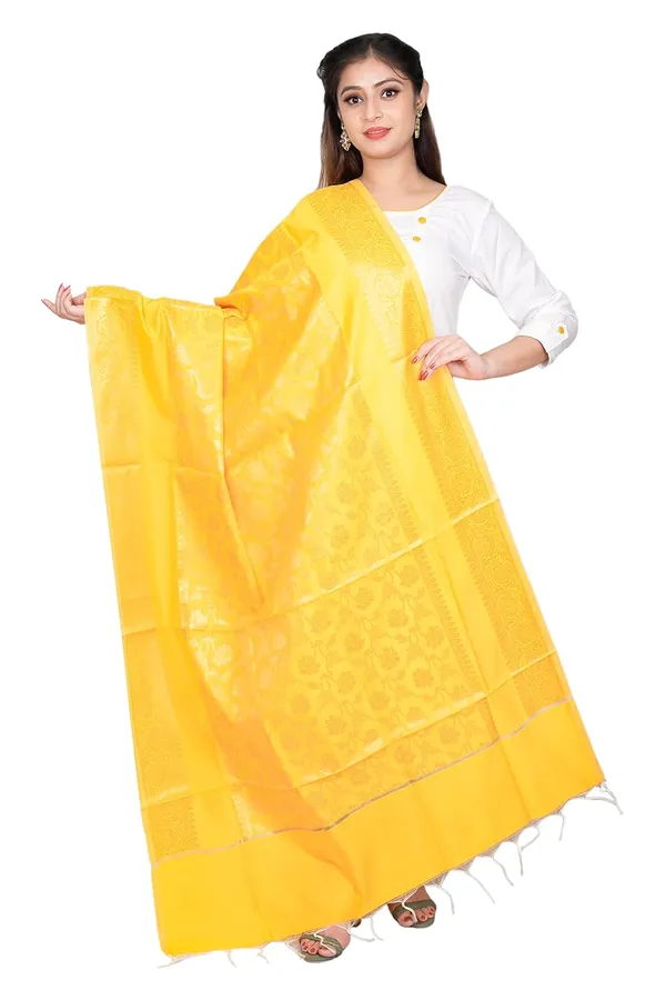 Gold_Art_Silk_Premium_And_Elegant_Dupatta_For_Women