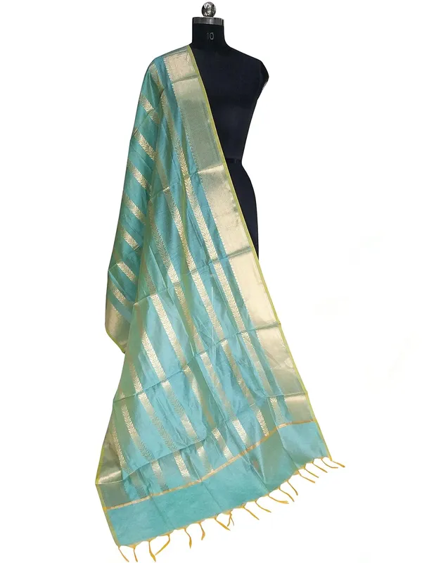 Firozi_Cotton_Silk_Premium_And_Elegant_Dupatta_For_Women